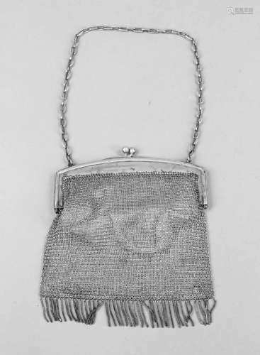 Chain bag, German, 20th century, marked Diana, silver 800/00...