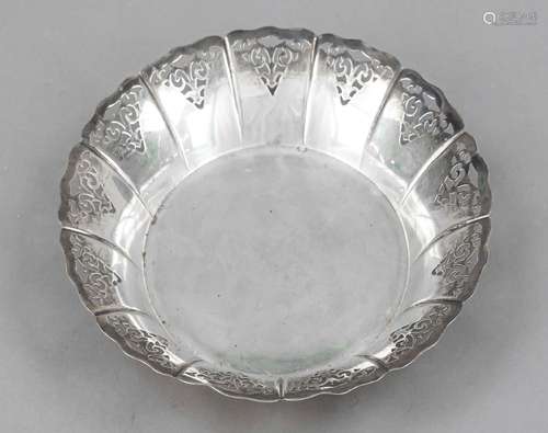 Round breakthrough bowl, German, 2nd half of 20th century, m...