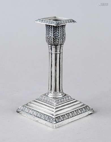 Candlestick, England, 1899, master's mark William Hutton &am...