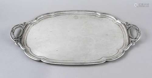 Large tray, hallmarked Russia, city mark St. Petersburg, BZ,...