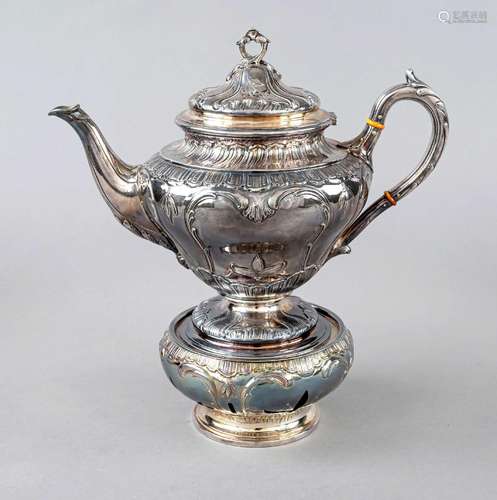 Teapot with teapot warmer, German, 20th c., master's mark Br...