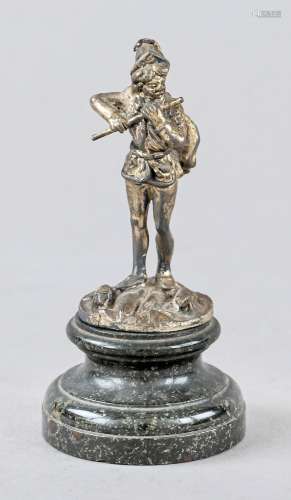 Pied Piper of Hamelin, 20th century, plated, on round base, ...