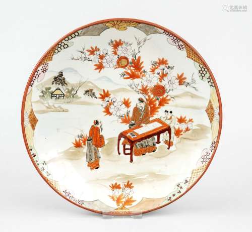 Kutani plate, Japan, Meiji period(1868-1912), around 1900, p...