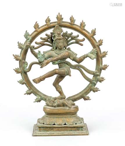 Shiva Nataraja, India, 20th century, the god Shiva as ''king...