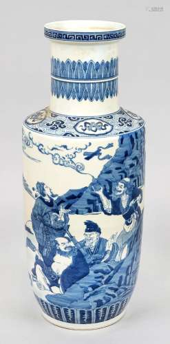 Large rouleau bottom vase, China, probably Republic period(1...