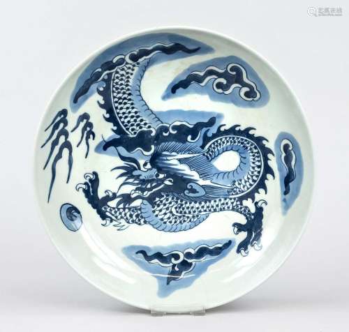 Dragon plate, Qing dynasty(1644-1911), probably 17th century...