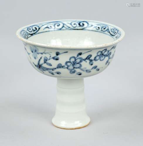 Stem Cup ''3 Friends of Winter'', China, 19th c. or later, p...