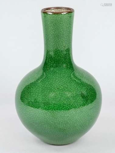 Bellied vase apple green, China, 19th century or later, vase...