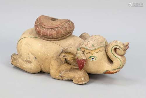 Sculpture Reclining Elephant, Myanmar or Thailand, date unce...