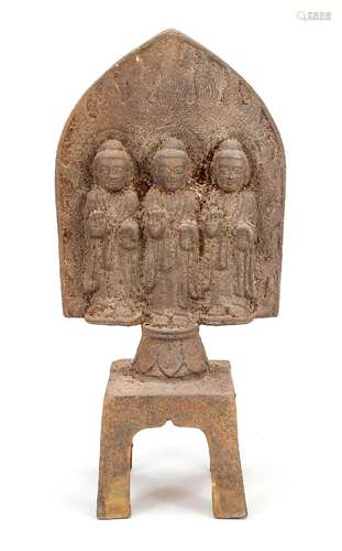 Shakyamuni triad, China, probably republican period (1912-19...