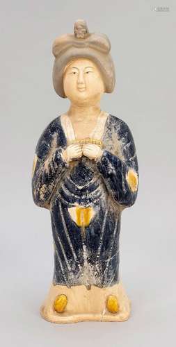 Tang Fat Lady, China, 20th c., earthenware replica of a clas...