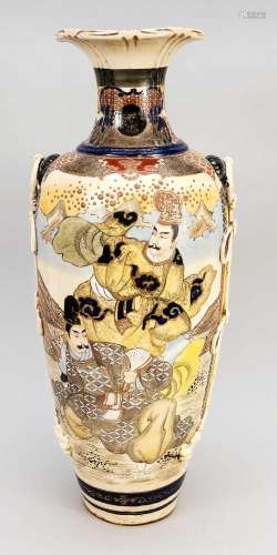 Large Satsuma bottom vase, Japan, probably Meiji period(1868...