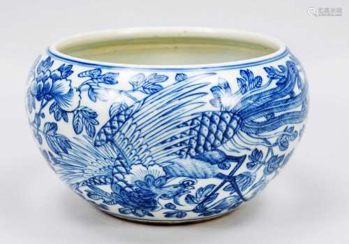 Large phoenix bowl, China, Qing dynasty(1644-1911), Daoguang...