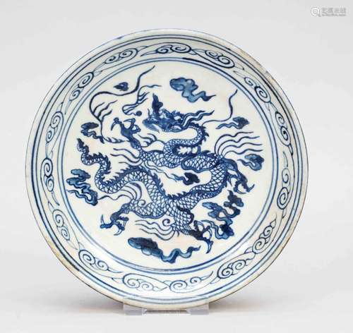 Dragon plate, China, probably Ming dynasty(1368-1644) Yongle...