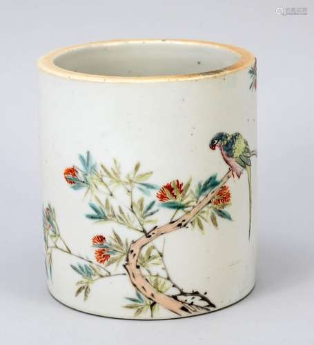 Yingwu brush cup, China, Republic period(1912-1949) around 1...