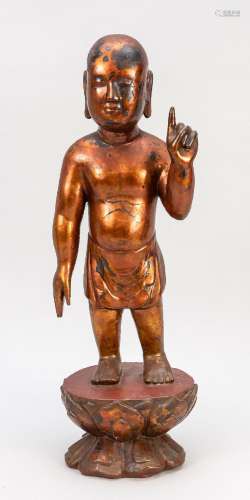 Sculpture Buddha as a child, China, probably Qing dynasty(16...