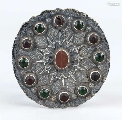 Collar button of the Turkmen (so called Gulyaka), probably T...