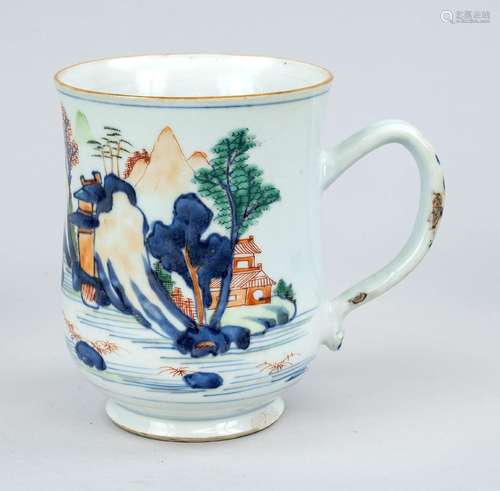 Imari beer stein, China, Qing dynasty(1644-1911), 18th centu...