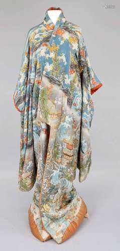 Wedding kimono, Japan, 20th c., silk and various materials e...