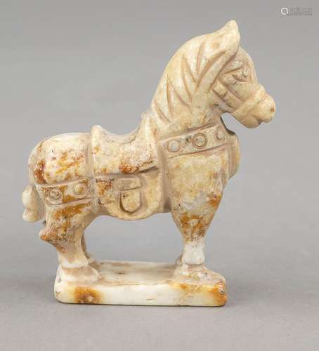 White horse, China, Republic period(1912-1949), finely carve...