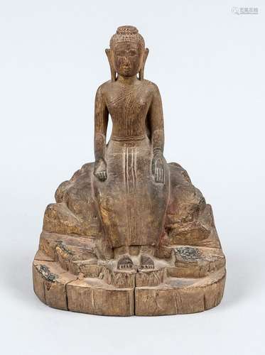 Sitting Buddha, probably Northern Thailand, 19th century, ca...