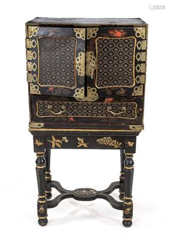 Asian cabinet on a later frame, probably Japan 18th/19th cen...