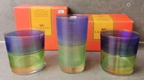 3 SALVIATI BEAKERS