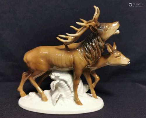 FIGURE GROUP "STAG AND DEER"