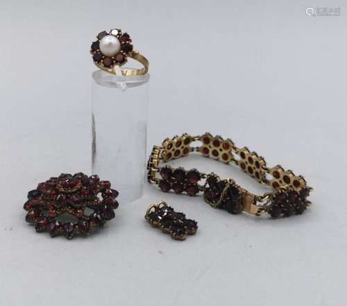 GARNET JEWELLERY - SET