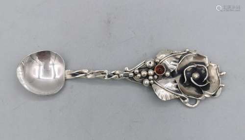 SPOON WITH FLORAL DECORATION