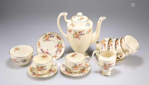 A JACKSON & GOSLING GROSVENOR CHINA COFFEE SERVICE