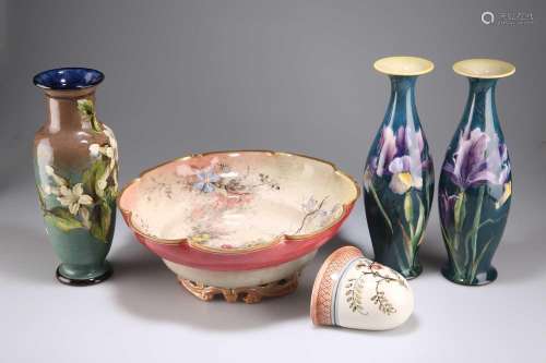 A GROUP OF DOULTON LAMBETH POTTERY