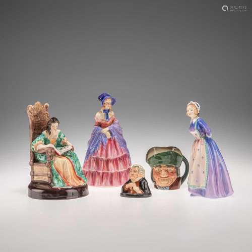 A GROUP OF ROYAL DOULTON FIGURES