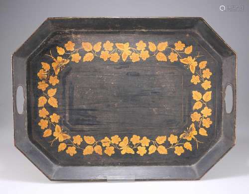 A 19TH CENTURY TÔLEWARE TRAY