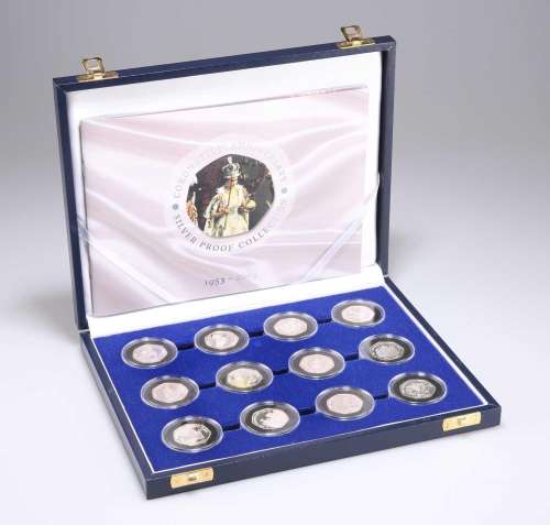 THE \'CORONATION ANNIVERSARY SILVER PROOF COLLECTION, 1953-2...