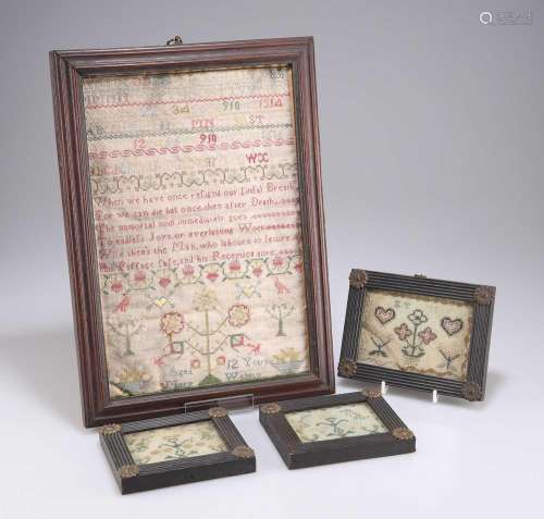 A 19TH CENTURY NEEDLEWORK SAMPLER