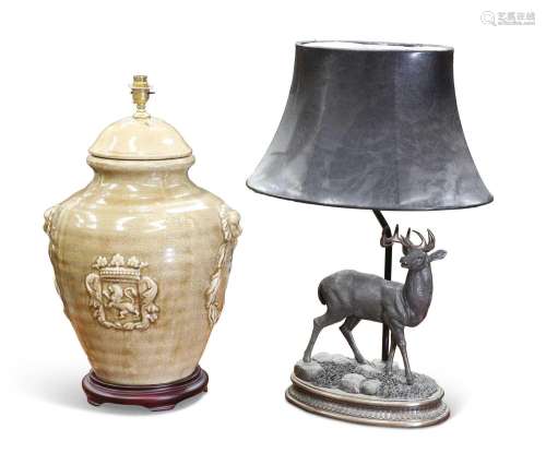 TWO TABLE LAMPS