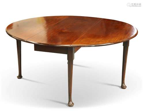 A GEORGE II MAHOGANY GATELEG DINING TABLE, MID-18TH CENTURY