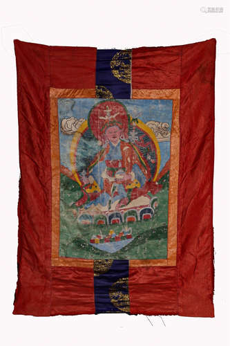 In the Qing Dynasty, Lianhuasheng Thangka