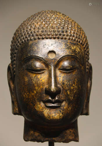 Before or during the Ming Dynasty, the head of Sakyamuni Bud...