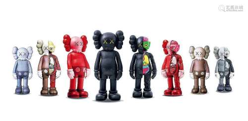 KAWS 2016年作 COMPANION（复刻版） （八件一组）