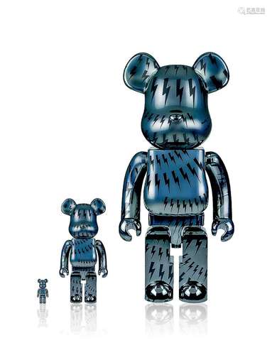 BE@RBRICK NEIL BARRETT 2022年 联名澳门限量版 1000%、400%及100...