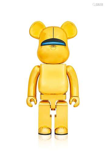 空山基 BE@RBRICK 2018年 联名性感机械人 （金）