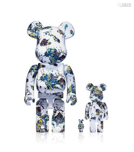 BE@RBRICK JACKSON POLLOCK STUDIO 2020年作 联名1000%、400%及 1...