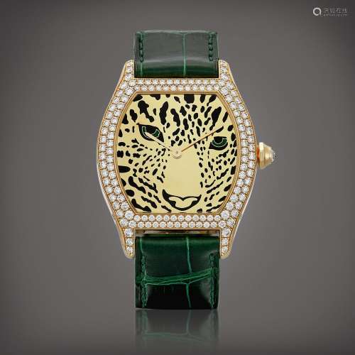 CartierTortue, Reference 2496 | A limited edition yellow gol...