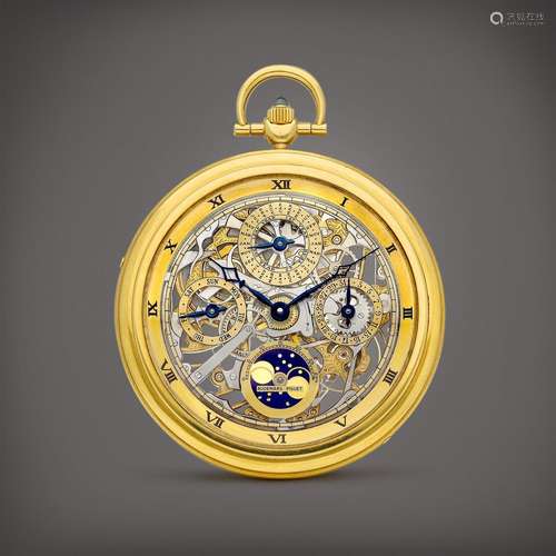 Audemars PiguetQuantieme Perpetual | A yellow gold skeletoni...