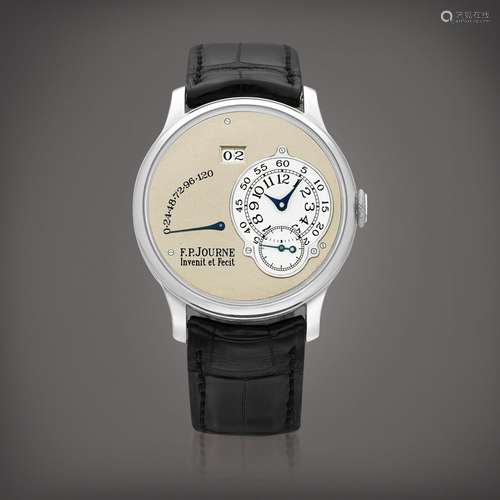 F. P. JourneOcta Réserve de Marche A platinum wristwatch wit...