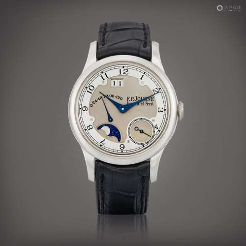 F. P. JourneOcta Divine | A platinum wristwatch with date, m...