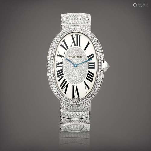 CartierBaignoire, Reference 3032 | A white gold and diamond-...
