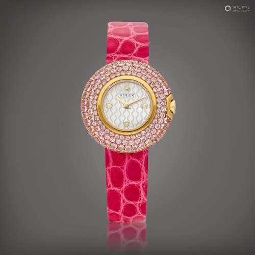 RolexCellini Orchid, Reference 6201 | A yellow gold, diamond...